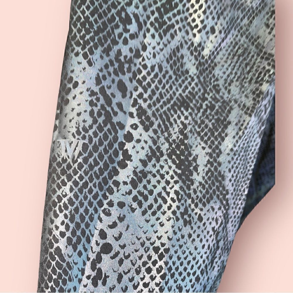 ‎IVL Collective Hydralux Metallic Snakeskin Simple Leggings Size 6 - Picture 7 of 7